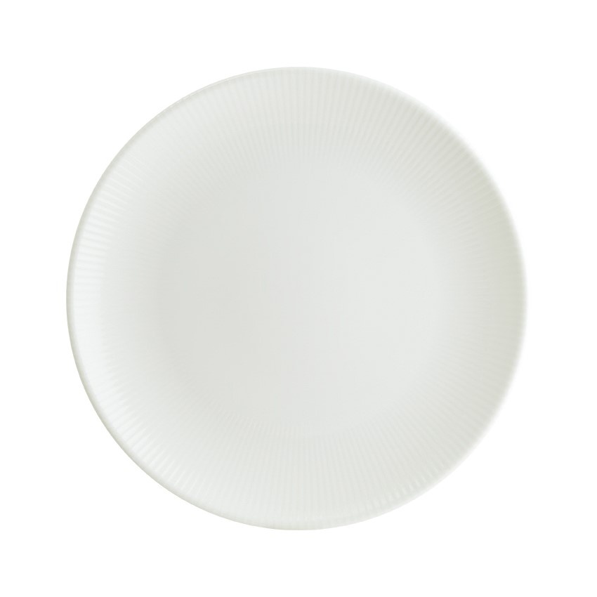 PRATO MESA PORCELANA 27CM GOURMET IRIS WHITE BONNA COM GARANTIA