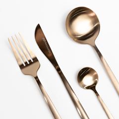 FAQUEIRO 24 PEÇAS INOX COR COBRE CONSTANTINNE    