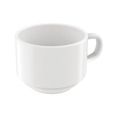 XÍCARA CHÁ EMPILHÁVEL PORCELANA 240ML 6,5CM PAOLA TRAMONTINA