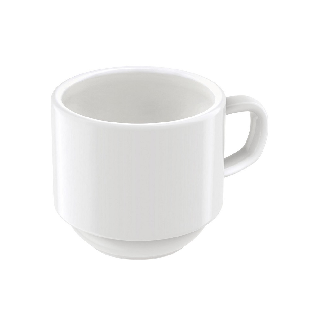 XÍCARA CAFÉ EMPILHÁVEL PORCELANA 100ML 7CM PAOLA    