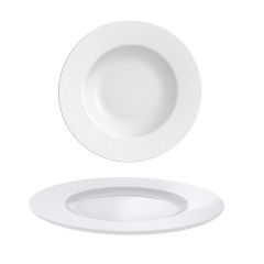 PRATO MESA ABA PORCELANA 27CM ELENA     