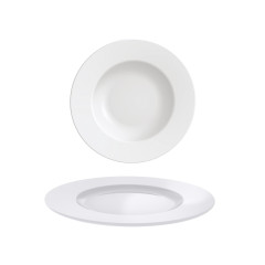 PRATO PÃO ABA PORCELANA 17CM COMERCIAL ELENA    