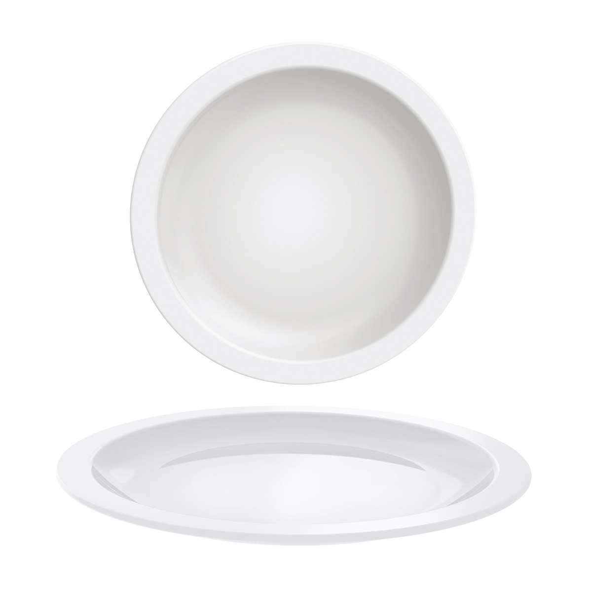 PRATO MESA ABA ESTREITA PORCELANA 28CM LAURA    
