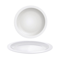 PRATO SOBREMESA ABA ESTREITA PORCELANA 21CM LAURA    