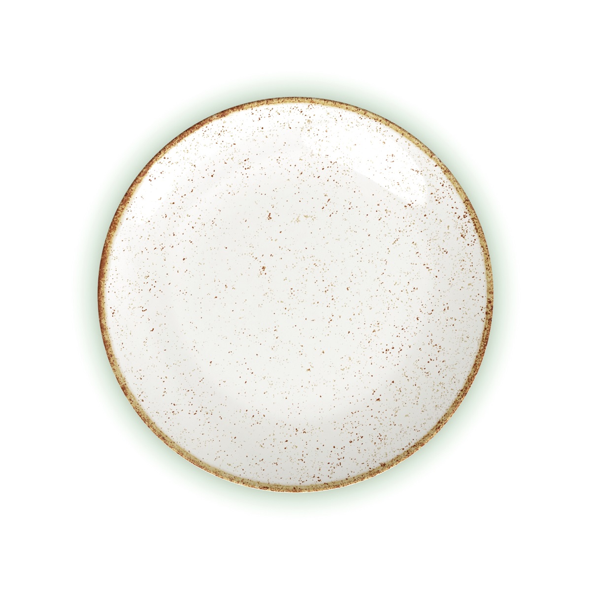 PRATO MESA PORCELANA 28CM 2,5CM MARROM RÚSTICO    