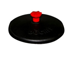 TAMPA FERRO FUNDIDO 24CM VERMELHO      