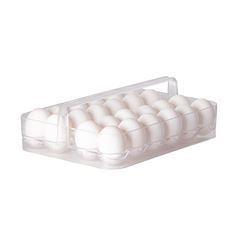ORGANIZADOR PLÁSTICO ALÇA 24 OVOS 28X20,5CM  DIAMOND   