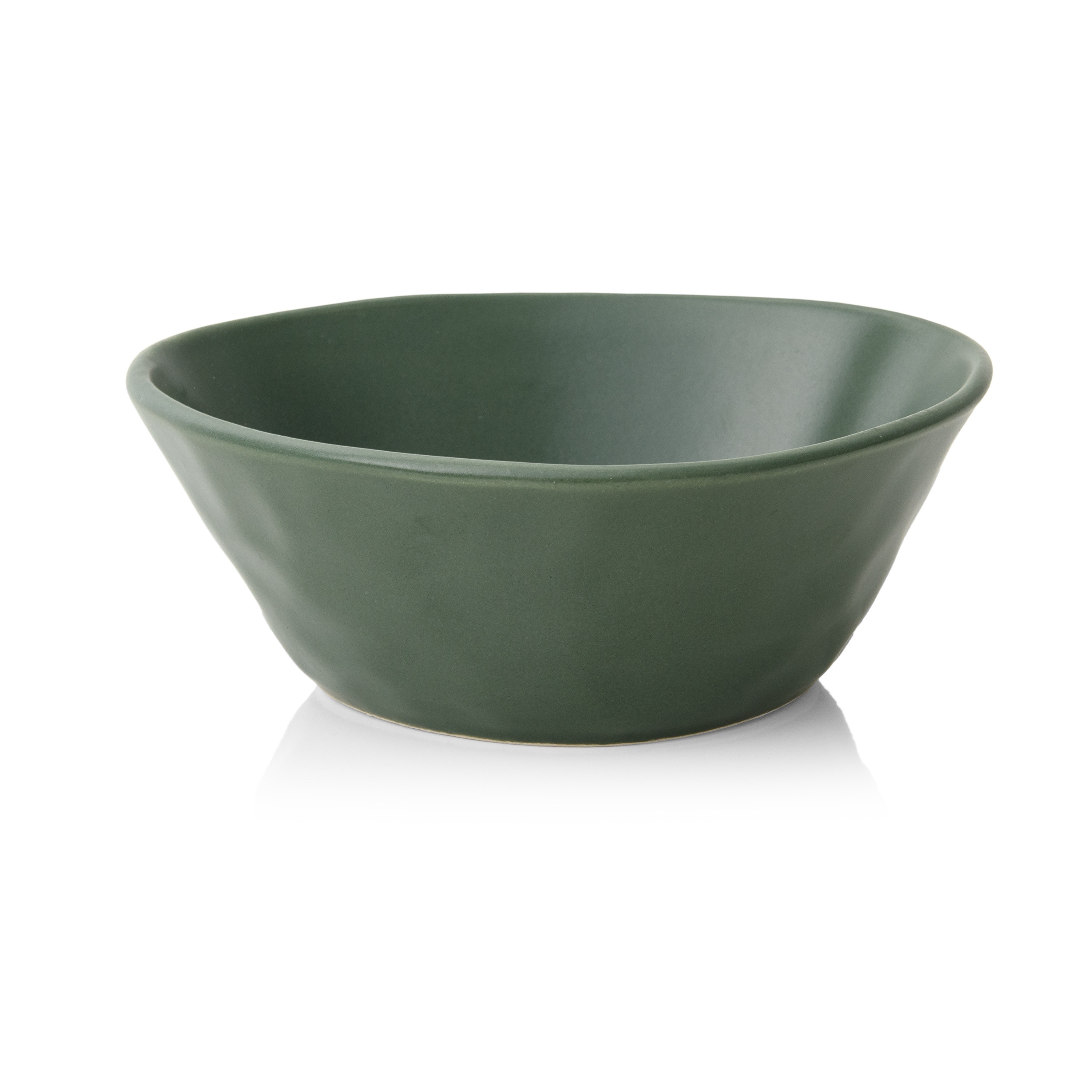 BOWL IRREGULAR CERÂMICA 17X14CM  360ML FOLHA RUNAS