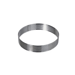 MOLDE PERFURADO INOX Ø16CM H3,5CM