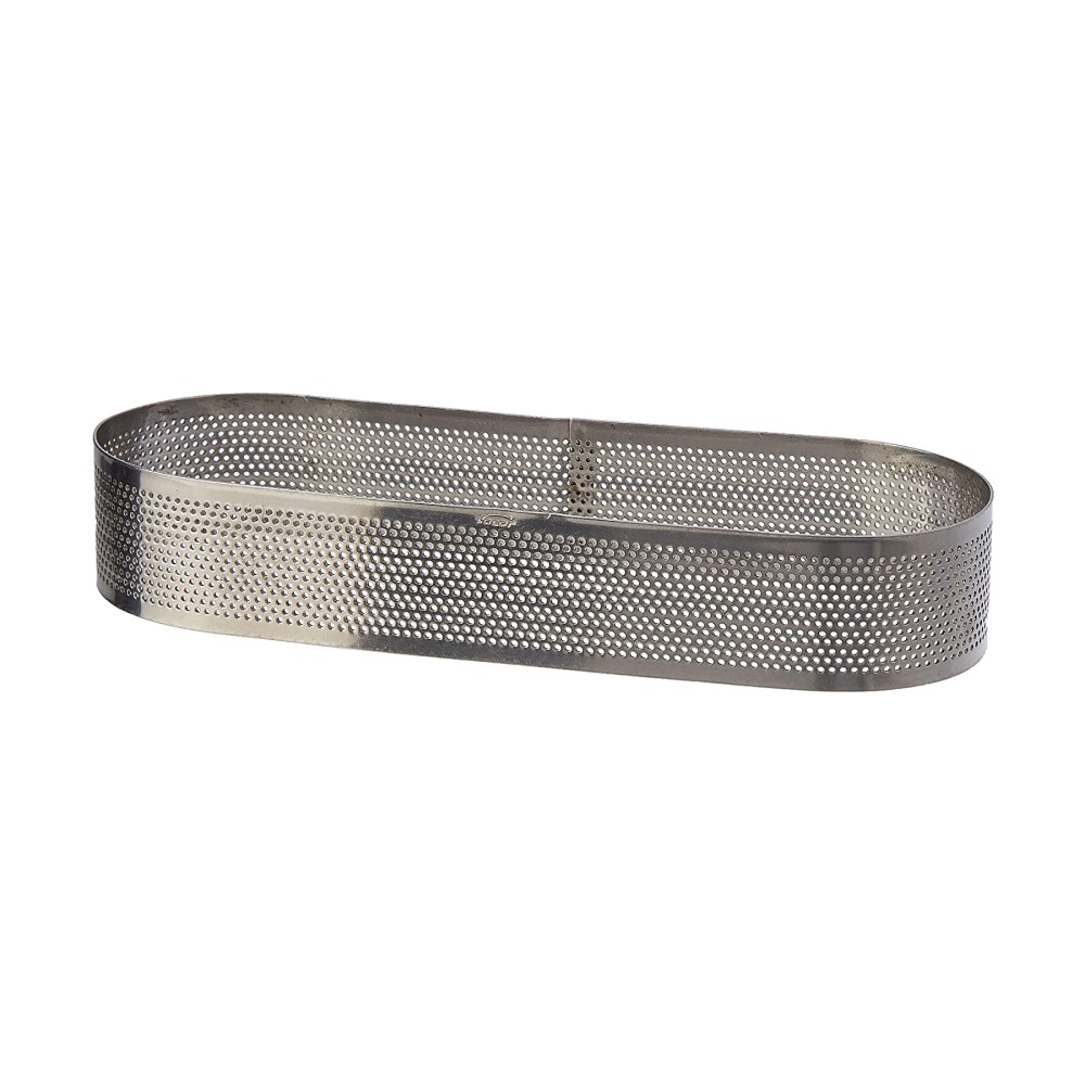 MOLDE OVAL PERFURADO INOX 20X7CM LACOR