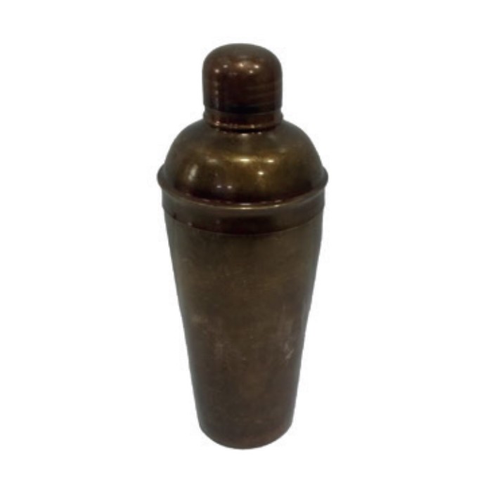 COQUETELEIRA INOX 750ML 8CM GOLD VINTAGE     