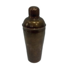 COQUETELEIRA INOX 750ML 8CM GOLD VINTAGE     