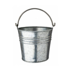 MINI BALDE APERITIVOS GALVANIZADO 10,5CM      