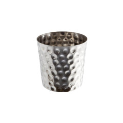 MINI COPO APERITIVOS INOX MARTELADO 8,5CM 350ML    