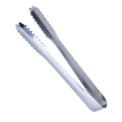 PINÇA PARA GELO INOX ECONÔMICA 17,5 CM    