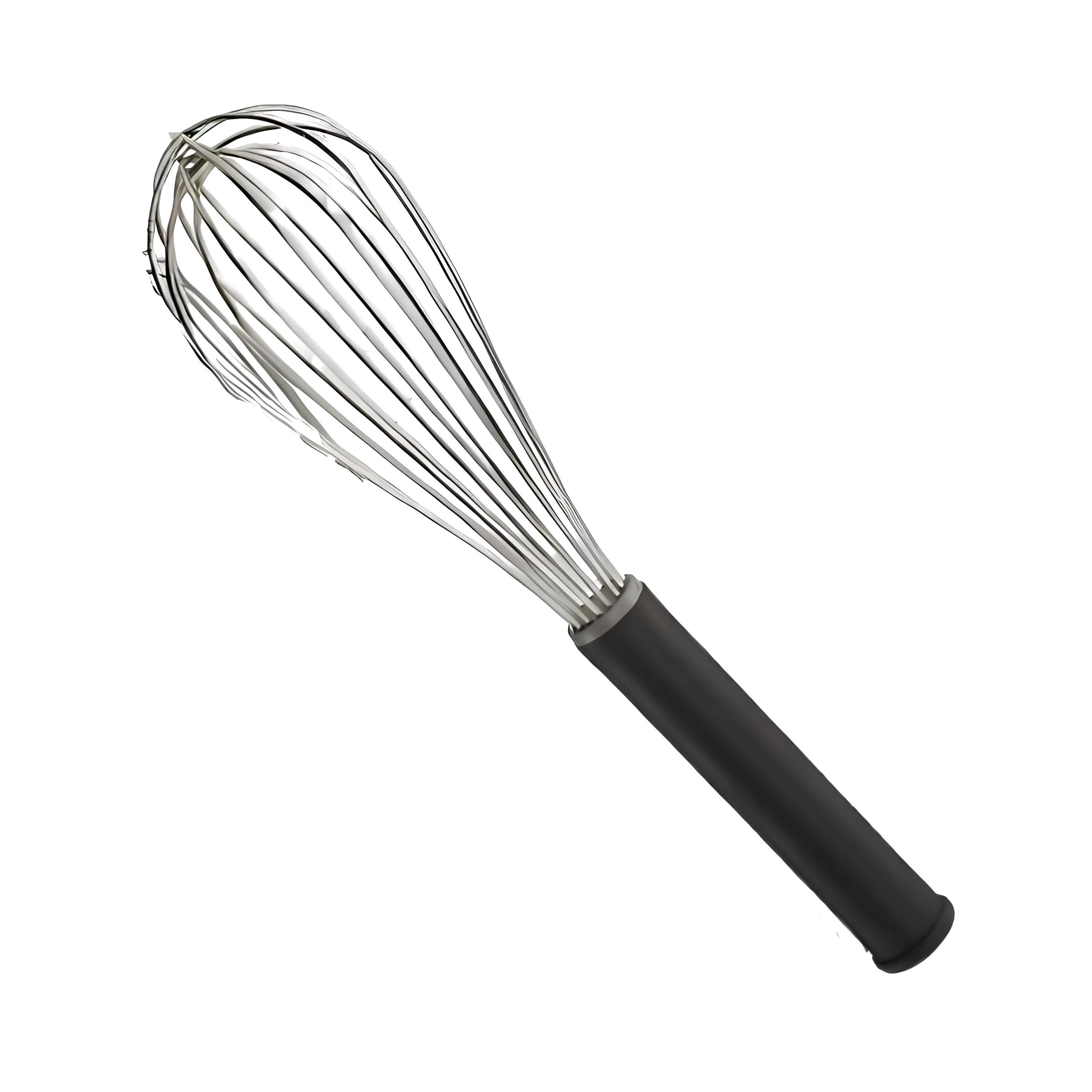 BATEDOR FLEXÍVEL INOX CABO NYLON 30CM PRETO    