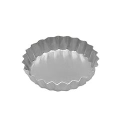 KIT 12 FORMAS TORTA MAÇÃ CRESPA FIXA ALUMÍNIO 9CM  