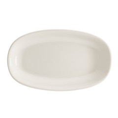 TRAVESSA OVAL PORCELANA 33CM GOURMET BONNA COM GARANTIA DE BORDA 