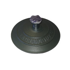TAMPA FERRO FUNDIDO 14CM VERDE GRAND CHEF    