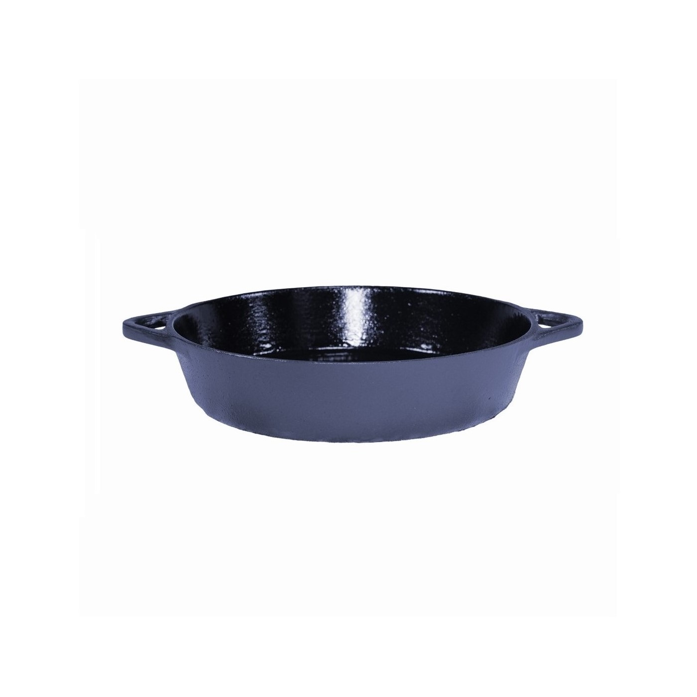 MINI TRAVESSA FERRO FUNDIDO 14CM 420ML ESMALTE AZUL FOSCO GRAND 