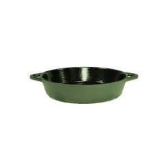 MINI TRAVESSA FERRO FUNDIDO 14CM 420ML ESMALTE VERDE GRAND CHEF 