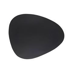 LUGAR AMERICANO IRREGULAR PVC 44X34CM PRETO RAVENA    