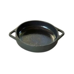 TRAVESSA FERRO FUNDIDO 24CM 1,5L ESMALTE VERDE FOSCO GRAND CHEF 