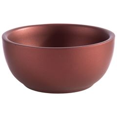 MINI BOWL INOX PAREDE DUPLA 9,5CM 140ML VERMELHO COBRE LEVANTE 
