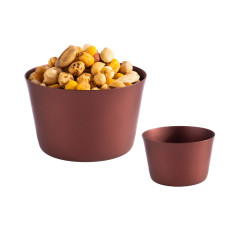 MINI BOWL INOX 8,5CM 200ML VERMELHO COBRE LEVANTE   