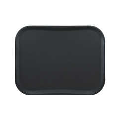 BANDEJA ANTIDERRAPANTE FIBRA VIDRO 46X35,5CM RUBY PRETA    