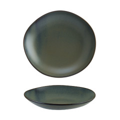 PRATO FUNDO MULTIUSO ASSIMÉTRICO PORCELANA 26CM VAGO GLOIRE GARANTIA BONNA