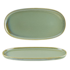 TRAVESSA OVAL PORCELANA 30X16CM  HYGGE SAGE BONNA   
