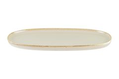 TRAVESSA OVAL PORCELANA 30X16CM  HYGGE SAND BONNA   