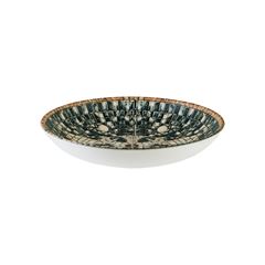 PRATO FUNDO MULTIUSO PORCELANA 23CM GOURMET MESOPOTAMIA MOSAIC SIYAH BONNA