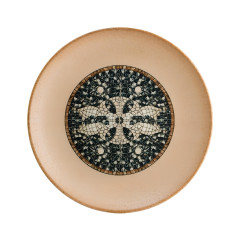 PRATO MESA PORCELANA 27CM GOURMET MESOPOTAMIA MOSAIC KAHVE BONNA COM 
