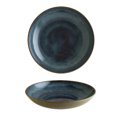 PRATO FUNDO MULTIUSO PORCELANA 23CM BLOOM SPHERE OCEAN BONNA  