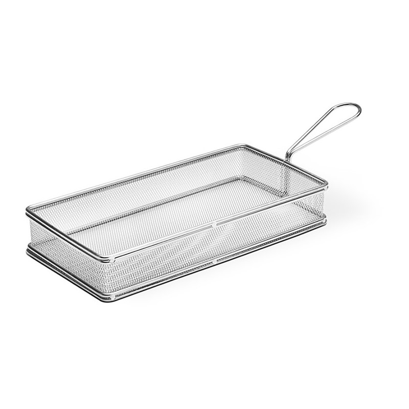 CESTA APERITIVOS INOX 25,5X13,5CM       