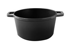 CAÇAROLA FERRO FUNDIDO TAMPA 19CM 2,5L CINZA SAUTÉ   