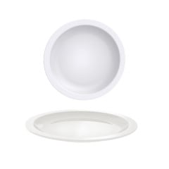 PRATO SOBREMESA ABA ESTREITA PORCELANA 21CM TARA 385G PAOLA  