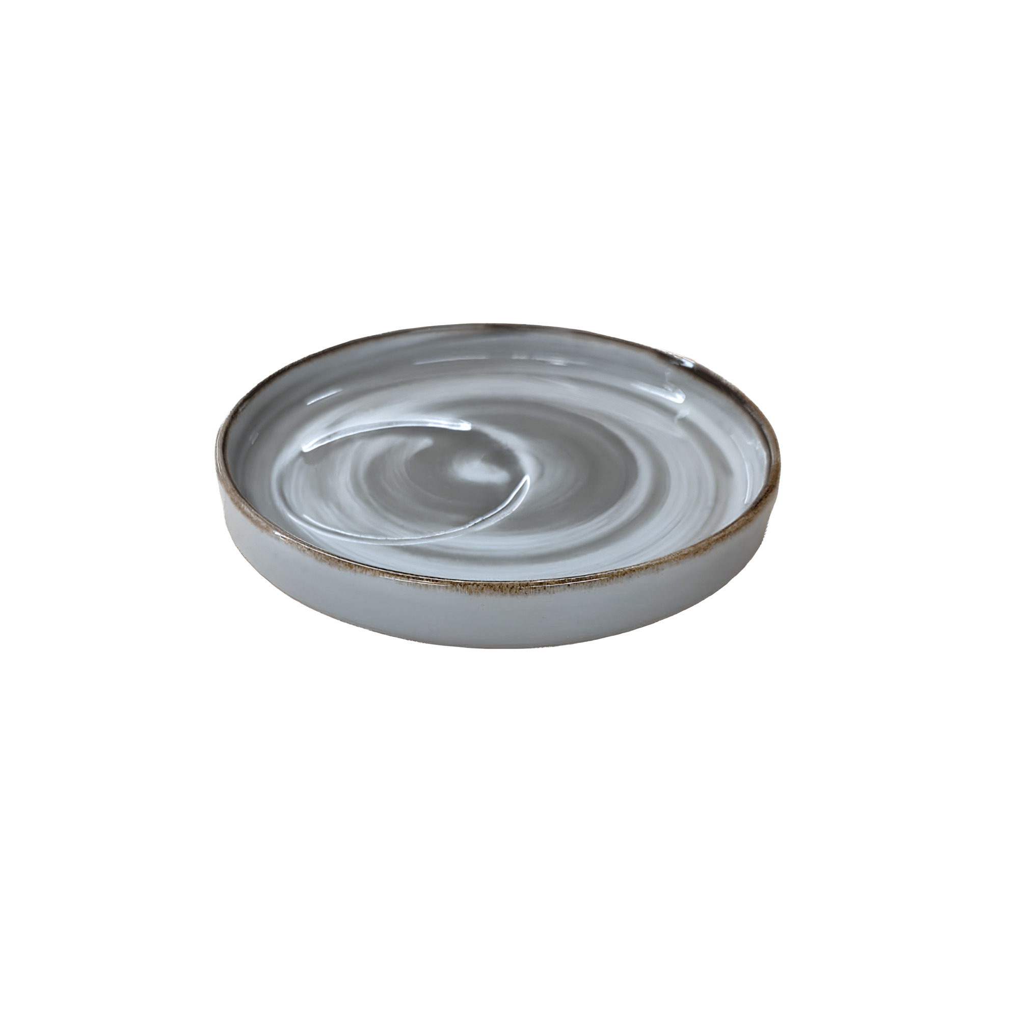 PIRES CHÁ PORCELANA 15CM ARTISAN GRIS CORONA
