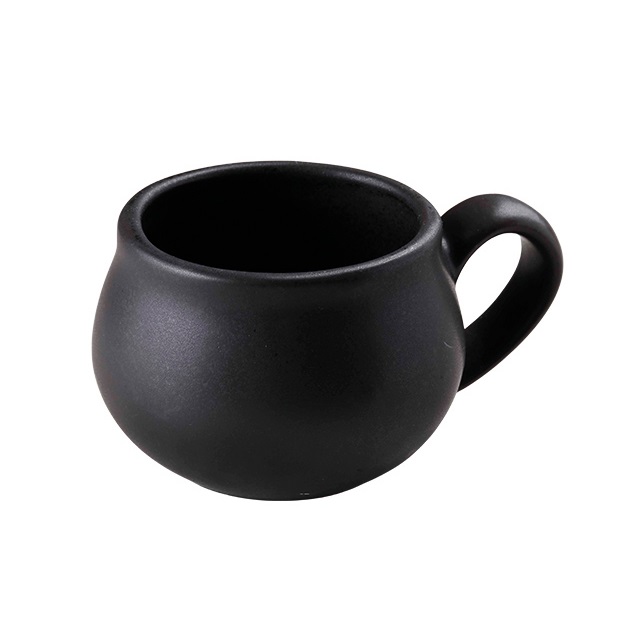 XÍCARA CHÁ PORCELANA 276 ML RUSTIC PRETO    