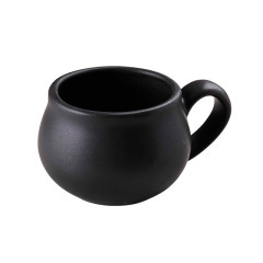 XÍCARA CHÁ PORCELANA 276 ML RUSTIC PRETO    