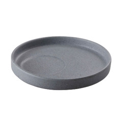 PIRES CHÁ PORCELANA Ø15CM H2,5CM RUSTIC CONCRETO