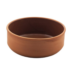 BOWL CERÂMICA REFRATÁRIA 1L 7,5CM MARROM INEGOL    