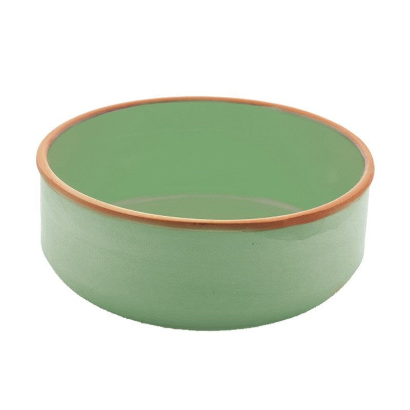 BOWL CERÂMICA REFRATÁRIA 1L 7,5CM VERDE INEGOL (MODELO 2)  