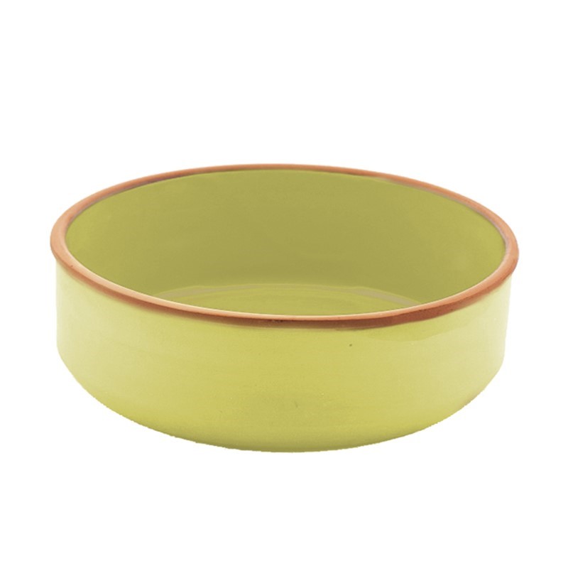 BOWL CERÂMICA REFRATÁRIA 1L 7,5CM MOSTARDA INEGOL (MODELO 2)  