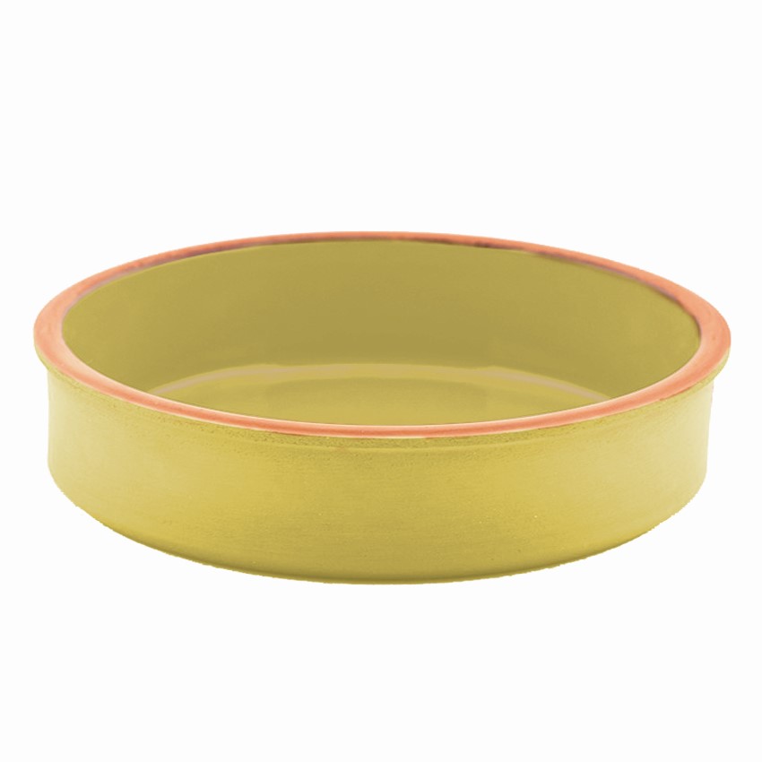 BOWL CERÂMICA REFRATÁRIA 23CM 1,5L ESMALTE MOSTARDA TUZLA   