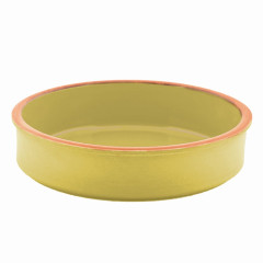BOWL CERÂMICA REFRATÁRIA 23CM 1,5L ESMALTE MOSTARDA TUZLA   