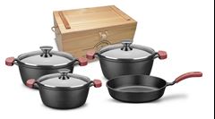 CAÇAROLA FERRO FUNDIDO TAMPA VIDRO 20CM 2,2L FORNO & FOGÃO 