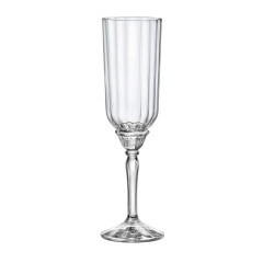 TAÇA CHAMPAGNE VIDRO TEMPERADO 210ML 22CM FLORIAN    
